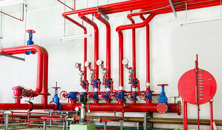 Yangın Tesisatı ve Korunum Sistemleri sprinkler görseli